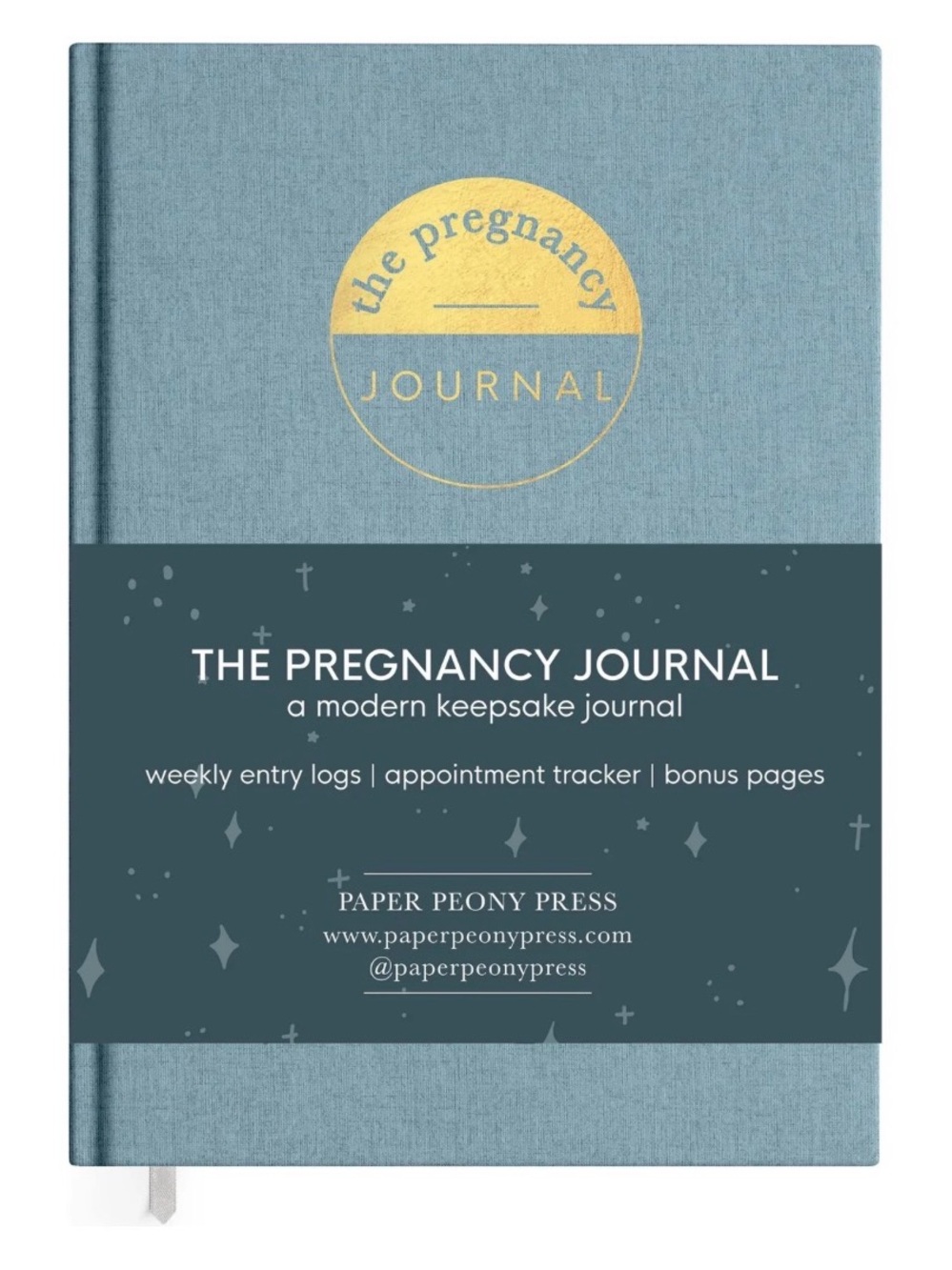 Paper Peony Express The Pregnancy Journal Keepsake Journal, NWT